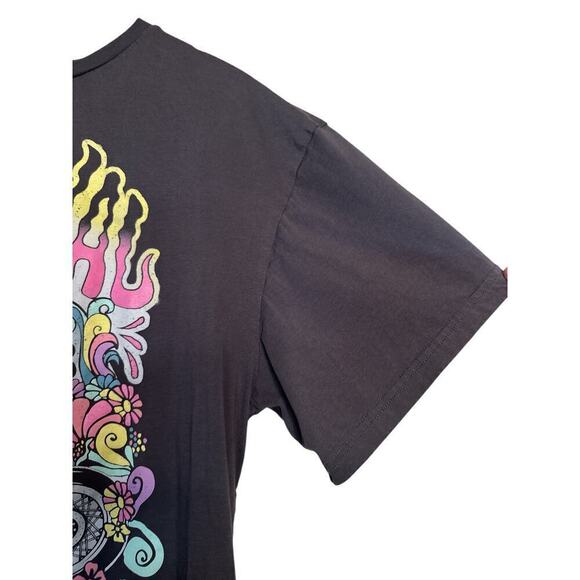 Modernlux Women's Festival Rocks Music & Soul Oversized Graphic Tee Size XL Gray - Picture 3 of 6